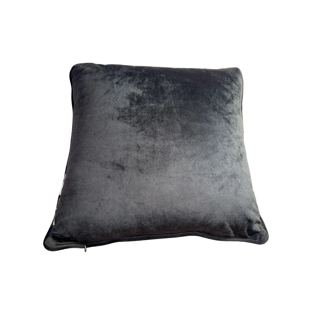 Sanderson Witch Museum Salem Hocus Pocus Throw‎ Pillow Black Velvet Goth Vampire